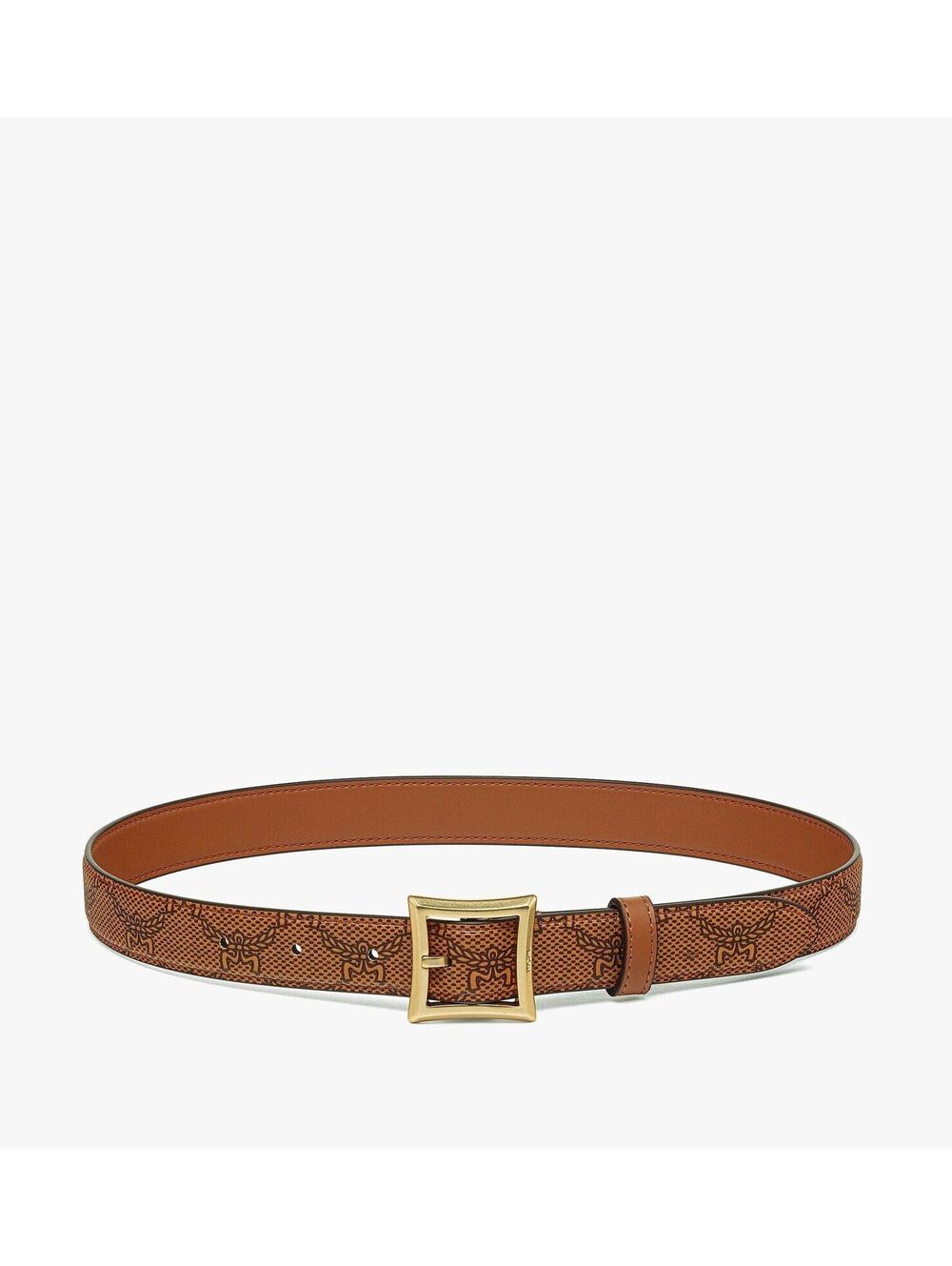 MCM Aren Belt 1" in Lauretos in Cognac 90CM ($290)
